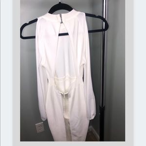 Bandage backless mini dress $80